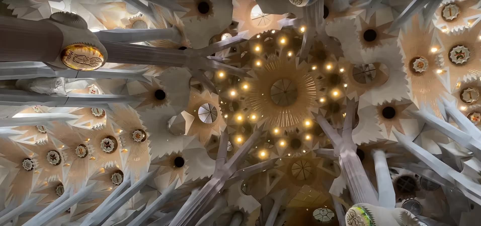 Sagrada Familia exterior architecture and towers